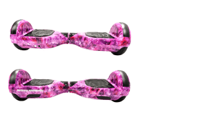 Australia Hoverboards Riding Scooters Hoverboard Electric Scooter 6.5 inch – Galaxy Purple Style + LED lights [Free Carry Bag & Bluetooth]