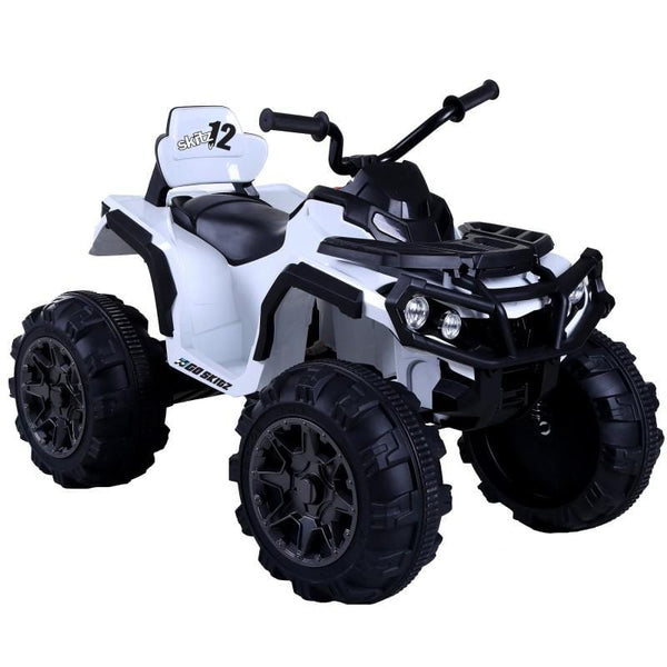 Go Skitz Adventure Electric Quad Bike White Electric Drift