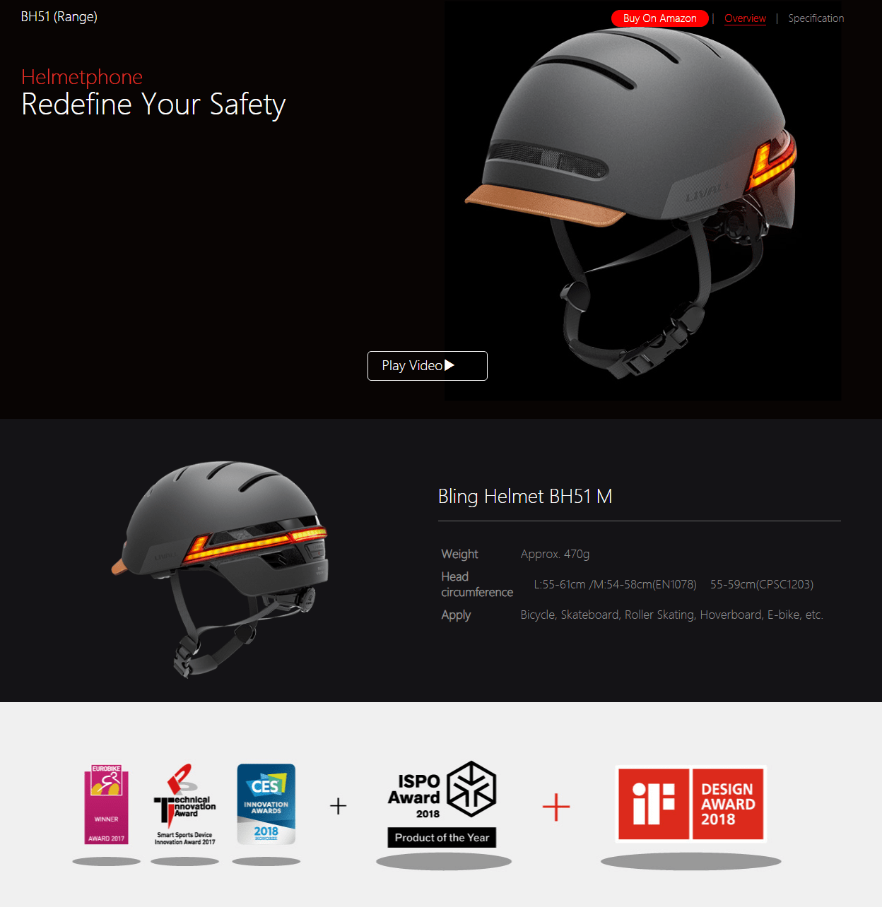 Livall best sale helmet bh51